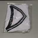 YWIES Plain Basketball Jersey, Blank Team Uniform, Hip Hop Hipster Short Sleeveless Active Shirts (Medium, White-black)