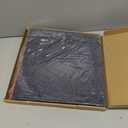 Mini Fridge Mat 24" x 24" - Under Refrigerator Mat, Non-Slip, Leak-Proof, Appliance Mat, Protects the Floor From Damage and Cleanliness Ash Gray 1 Pack