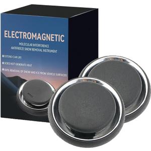 2PCS Antifreeze Device, Electromagnetic Snow Melter for Cars, Anti-Freeze Windshield Defroster & Ice Melter,Portable Snow Removal Device