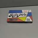 alchilalart Acrylic Paint Markers, 24 Color Fine Tip Permanent Acrylic Paint Pens For Rock Painting, Canvas, Wood, Glass, Ceramic, Fabric, Plastic, Egg, Scrapbook, Art Painting Supplies Kit