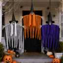 Bearhug Halloween Hanging Ghost Decorations, 3 Pack Scary Reaper Decor