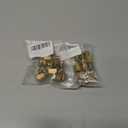 2 x Brake Line Fittings for 3/16 inch Brake Line Tube, 3/8-24 Threads, 12 Pieces (4 Unions, 8 Nuts)