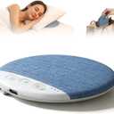 Bluetooth Pillow Speakers for Sleeping, Mini Portable Flat Under Pillow Speakers with White Noise Timer Wireless Sleep Aid with Stereo Bass Private Sleep Headphones for Adult Kids (Blue)