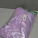 KOH KOH Formal Short Sleeve Cocktail Flowy V-Neck Gown, Purple, 2XL