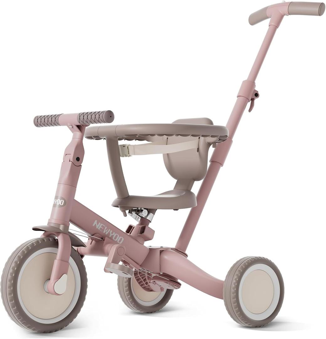 newyoo TR008 5-in-1 Tricycle for Toddlers 1-3, Toddler Bike, Birthday Gifts