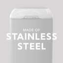 Diaper Genie Platinum Pail (Grey) is Made in Durable Stainless Steel and Includes 1 Easy Roll Refill with 18 Bags That can Last up to 5 Months.