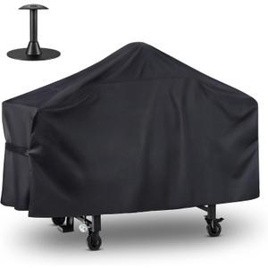 Arcedo 36 Inch Griddle Cover Compatible for Blackstone, Camp Chef 600, Nexgrill, Heavy Duty Waterproof 4 Burner Flat Top Grill Cover, Includes Support Pole