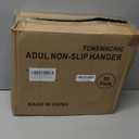 Pack of 50 Coat Hangers, Space-Saving Plastic Clothes Hangers, Non-Slip, 0.2 Inches Slim, 360 Swivel Silver Hook for Shirts, Pants & Wet/Dry Garments, Light and Dark Gray