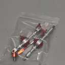 Metal Front & Rear Portal Axle Set Upgrades Parts Compatible with WPL C14 C24 C34 C44 B14 B24 1/16 RC Car (Silver)