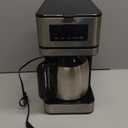 Krups Simply Brew Stainless Steel and Thermal Carafe Drip Coffee Maker 12 Cup Programmable, Customizable, Digital Display, Insulated Coffee Filter, Dishwasher Safe, Drip Free Silver and Black