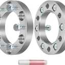 OCPTY 6x5.5 Wheel Spacers 1 inch 6x139.7 Real Forged Spacers with 14x1.5 ThreadSize 108mm Hub Bore fits 2003-2014 for for Express 1500 1999-2018 for for Silverado 1500 2PCS