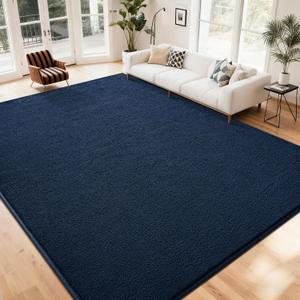 Nuttumico 6x9 Area Rug for Living Room, Navy Blue Rugs for Bedroom Nursery, Comfy Memory-Foam Rug Carpet for Kids Boys Girls Room Home Decor, Machine-Washable and Soft