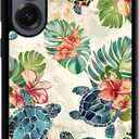 for Samsung Galaxy S25 Plus Phone Case - Vintage Art Pattern Sea Turtle Designed Phone Cases - TPU Phone Cases - Drop Protection
