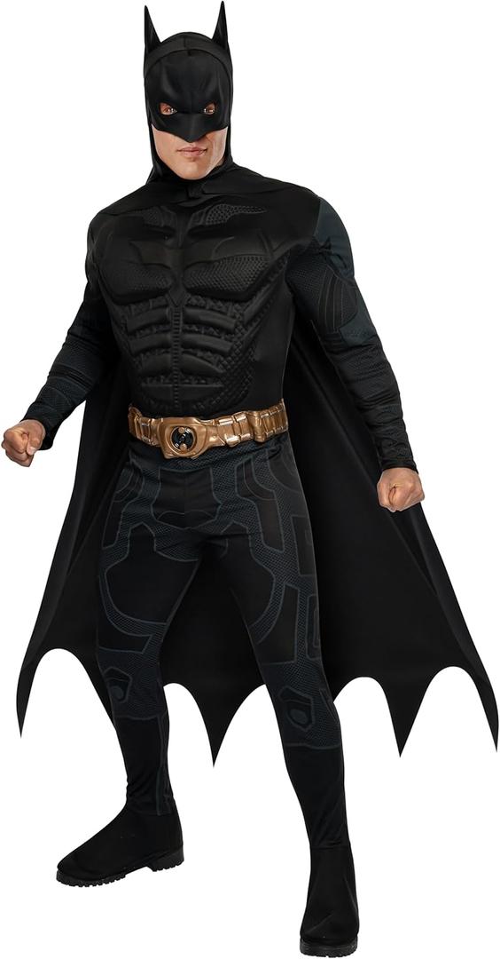 Rubies Adult Batman: The Dark Knight Trilogy Costume (Medium, Black) Rubies Adult Batman: The Dark Knight Trilogy Costume (Medium, Black)