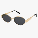 livho 2025 Trendy Oval Sunglasses - Stylish Polarized Shades for Everyday - Retro Metal Framess