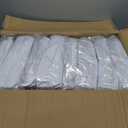 100 Pcs White Folding Chair Cover Washable Removable Universal Fitted Chair Cover Protector for Wedding Party Banquet Holidays Celebration Decoration Chair Covers
