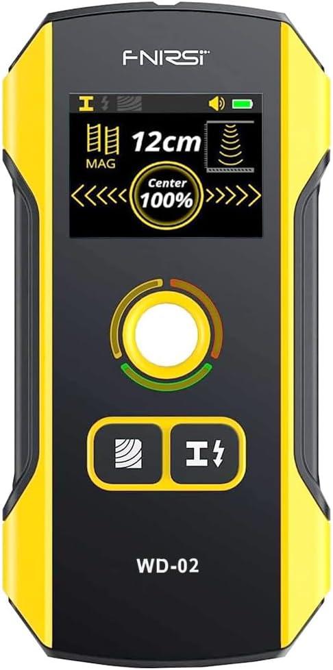 Premium Wall Scanner Stud Finder, Electronic Wall Stud Detector for Wood, Metal Studs, AC Wires, Joists, Pipes, Wire and Water Pipe Stud Finder, Visible Positioning Hole for Accurate Center Detection