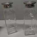 Netany 2 Pack 2 Liters/68 oz Square Glass Pitcher with Lid and Handle for Fridge, Iced Tea and Coffee Carafe Beverage Serveware, Heat Resistant Borosilicate Water Jug for Hot/Cold Drinks and Milk