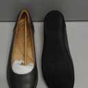 DREAM PAIRS Womens Comfortable Ballet Dressy Work Flats, Round Toe Slip on Office Shoes (8, Dark Grey-pu)