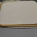 LONBET Laundry Basket with Lid, Made from Breathable Fabric | Aesthetic Clothes Hampers for Laundry with Side Handles & Sturdy Bamboo Frame (40 Gallons - Double, Beige)