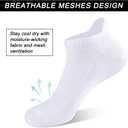 shnn 14 Pairs Mens/Womens Ankle Socks Breathable Casual Low Cut Short Socks for Men/Women with Heel Tab (White)