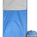 REDCAMP Ultra Lightweight Sleeping Bag for Backpacking, Hiking, Comfort for Adults Warm Weather, with Compression Sack