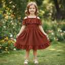 Toddler Baby Girls Dress Spring Summer Dresses Toddler Party Princess Dress Size 12-18M
