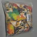 Mens Christmas Pajama Pants,Novelty Funny Soft Pj Sleep Lounge Bottoms with Pockets & Drawstring (Large, Gold Kittens)