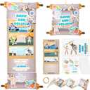 Tenceur 25 Sets David and Goliath DIY Craft Kit Christian DIY Stickers Scenes Crafts Hanging Ornament for Adults Religious Home Activity