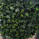 Artificial Ivy Privacy Fence Wall Screen: 6FT X 12FT (72 sqft) UV-Anti Faux Boxwood Roll Panels Greenery Backdrop Ivy Vine Leaf Hedges Fence Panels for Indoor Outdoor Green Decor