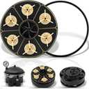 Premium 6 Port Module Kit Replacement for Paramount Water Valve, 004-302-4408-00 Replacement Part with Valve Shell Oring, 004302440800, 005302010000