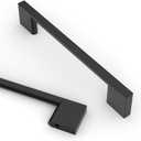 Asidrama 10 Pack 5 Inch(128mm) Matte Black Kitchen Cabinet Handles, Cabinet Pulls Kitchen Cabinet Hardware for Cupboard Drawer Pulls