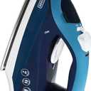 BLACK+DECKER Steam Iron for Clothes with Retractable Cord, Vertical Steaming, Anti-Drip Design, Spray Mist and Auto Clean Button, 1200W