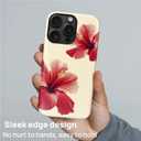 Case for iPhone 14 Pro Max, Magnetic Hybrid Shockproof Protective Phone Case with MagSafe Compatible Design, Hibiscus