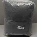 MINUPWELL Knee Pillow for Side Sleepers, 3" Leg Pillow for Side Sleeping, 100% Cotton Fabric Pillow for Between Knees While Sleeping - High Support Alternative for Relieving Leg, Back, and Knee Pain (Grey)