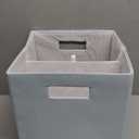 DII Collapsible Polyester Storage Cube, Solid, Lightweight and Durable, Small Square, 11x11x11, Robin's Egg Blue