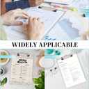 2 Pack Aluminum Clipboard 12.5 x 9 Inch Heavy Duty Metal Clip Board with Low Profile Clip A4 Letter Size Clipboard for Office School Medical Jobsite Laboratory