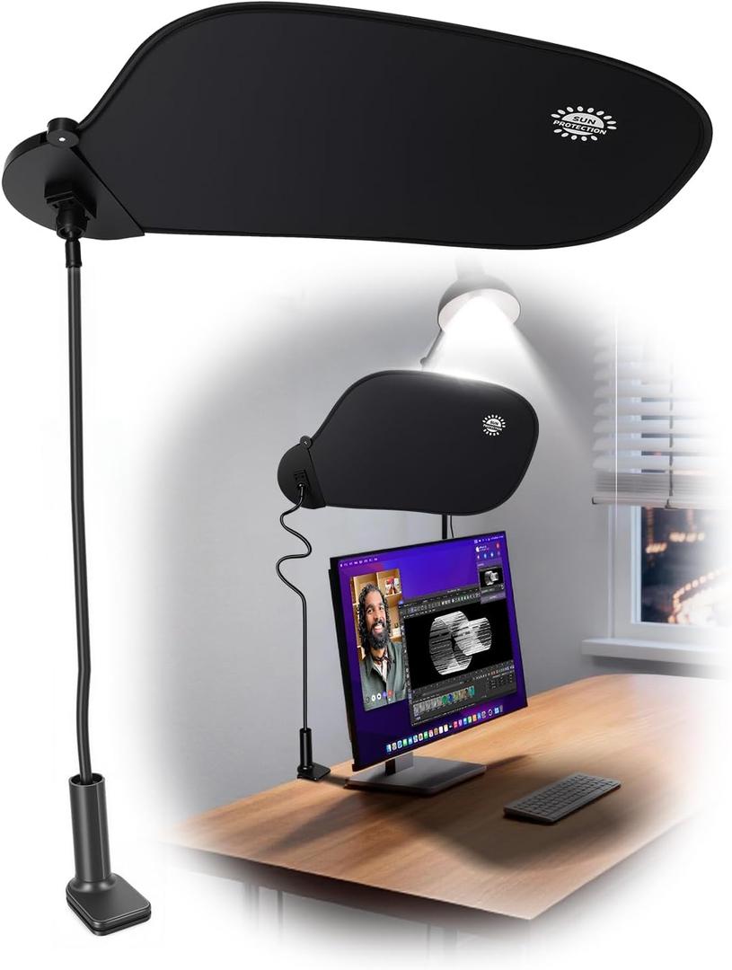 Cubicle Shade Desk Shade for Cubicle to Block Overhead Light & Glare Office Cubicle Light Shield and Blocker, Ideal for Light Sensitive Workers (Standard)