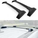ECOTRIC Aluminum Roof Rack Cross Bars Compatible with 2009-2017 Chevy Traverse Top Rail Luggage Cargo Carrier (1 Pair) C Channels are Not Included