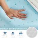 DUMOS Memory Foam Pillows for Sleeping 2 Pack, Bed Pillows for Adults with Washable Cover and Breathable Mesh, Gel Cooling Pillow for Back and Side Sleeper Support, White