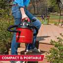 Vacmaster 2.5-Gallon* 2 Peak HP Wall Mountable Wet/Dry Vacuum VOM205P 1101