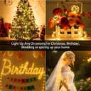 VOOKRY 32 Pcs Fairy Lights Battery Operated String Lights - 10 ft 30 LEDs Waterproof Copper Wire Mini Firefly Starry Moon Lights for DIY Crafts Wedding Party Bedroom Table Centerpieces Christmas