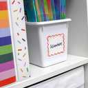 Teacher Created Resources White Plastic Book Bin 6-Pack (TCR2088564)