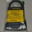 USHAKE Bike Combination U Lock, Heavy Duty Bike Combination U Lock Paddle Lock for Bicycle Electric Scooter Motorcycles Metal Fence Gate Anti Theft