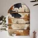 Ginkgo Leaf Removable Self-Adhesive Wallpaper for Bedroom & Living Room Decor 17.7236 Inch,Waterproof Wall Covering for Accent Walls, Apartment, Nursery (Solid color01)