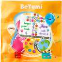 4 x BeYumi Subject Christian Bulletin Board - 88Pcs Back to School Subject Christian Bulletin Board Decor With the Lord Begin Your Task Jesus Cross Cutouts Border Trim Faith Religious Classroom Chalkboard