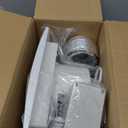 Bathroom Exhaust Ventilation with Light,164 CFM 0.7Sones Quiet Ceiling Mount Ventilation Fan,6000K 12W LED,White,110V Vent Fan Ceiling (6000K LED Light)