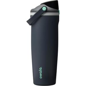 Owala FreeSip Sway Insulated Stainless Steel Water Bottle with TwoWay Spout, BuiltIn Straw and Bucket Handle, Made for Travel, School, and Sports, 30oz, BPA Free, Leak Proof, Foggy Tide
