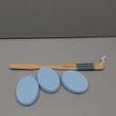 AmazerBath Lotion Applicator for Back, Feet, 4 Replaceable Pads with Long Handle, Back Sunscreen Applicator for Elderly, Women, Apply Cream Medicine Skin Cream Moisturizer Sunscreen Tanner, Blue