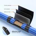 TKDMR 446 Pcs Heat Shrink Tubing Kit - 4:1 Ratio Adhesive Lined, Marine Grade Shrink Wrap - Industrial Heat Shrink Tubing,Black (1.75" Length)